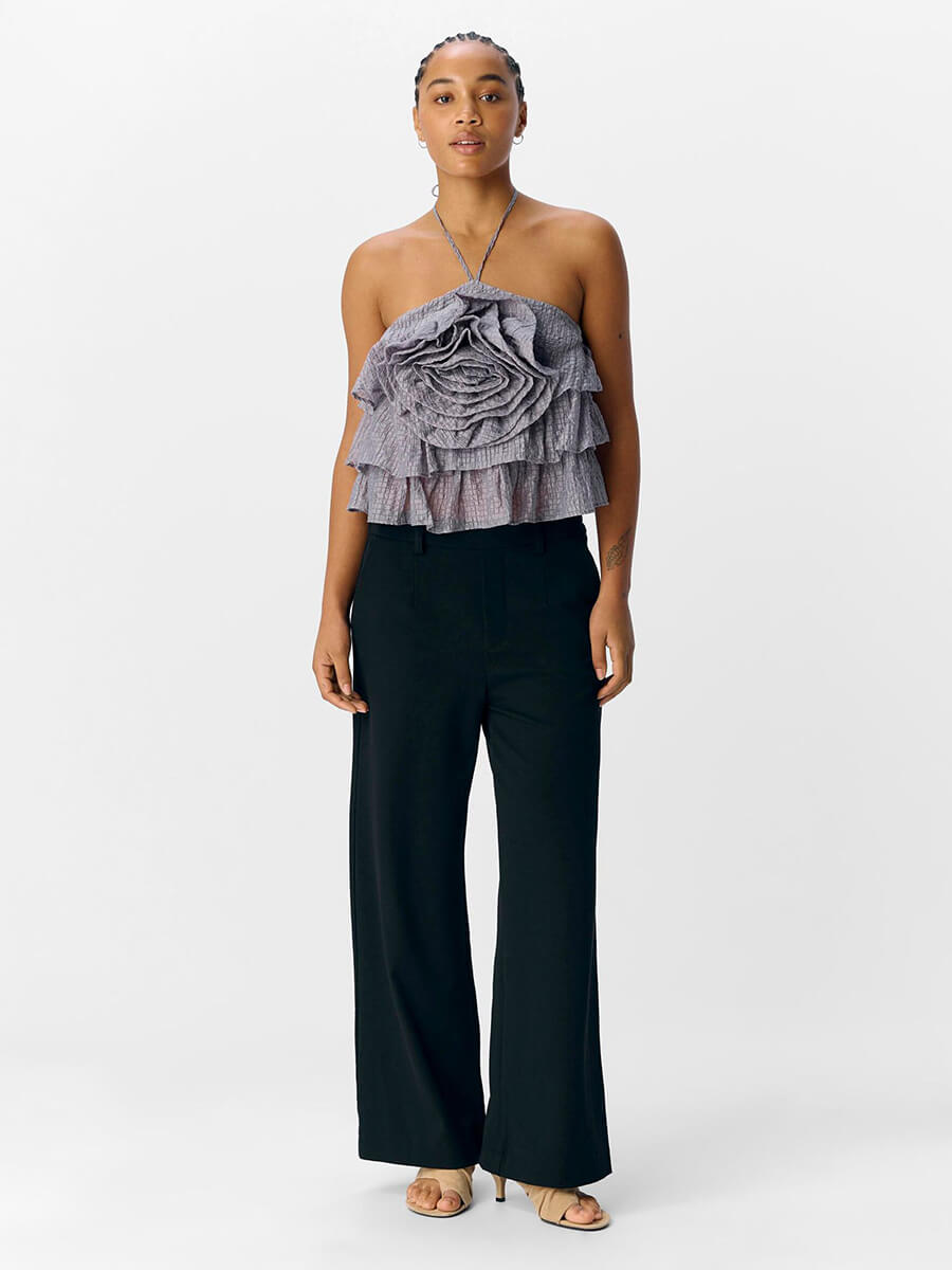 Object - Britney Halterneck Top - Vapor Blue 2