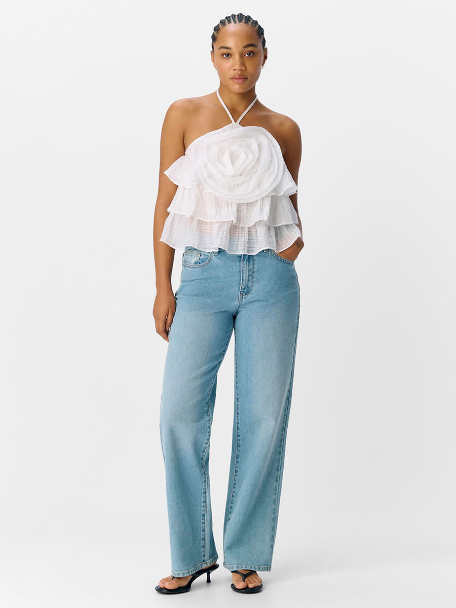 Object - Britney Halterneck Top - White 2
