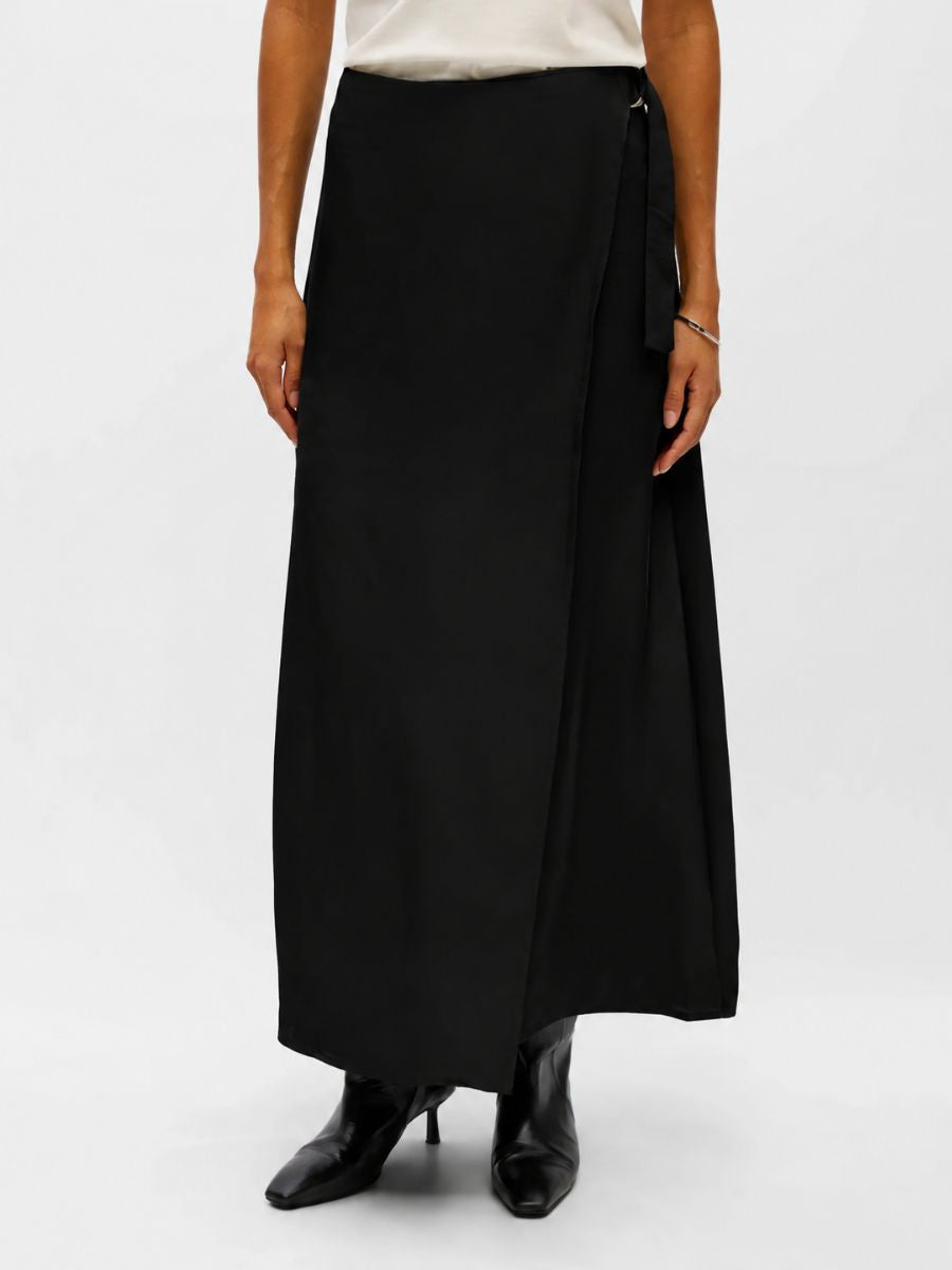 Object - Chilli Wrap Skirt - Black