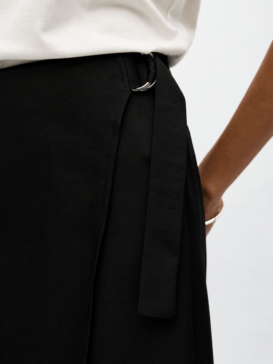 Object - Chilli Wrap Skirt - Black