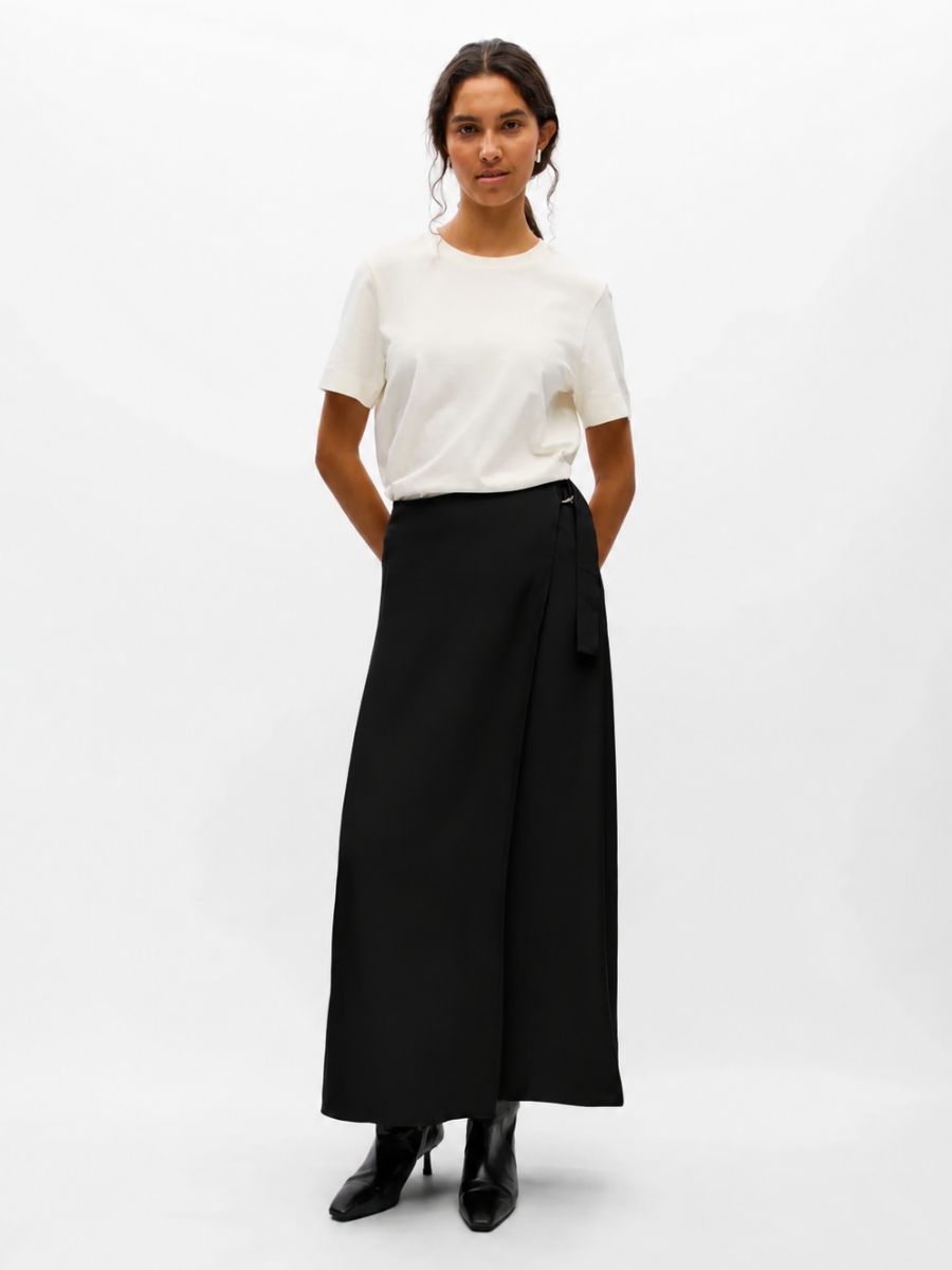 Object - Chilli Wrap Skirt - Black