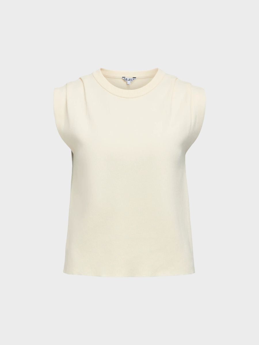 Object - Jolin Sleeveless Knit Top - Birch