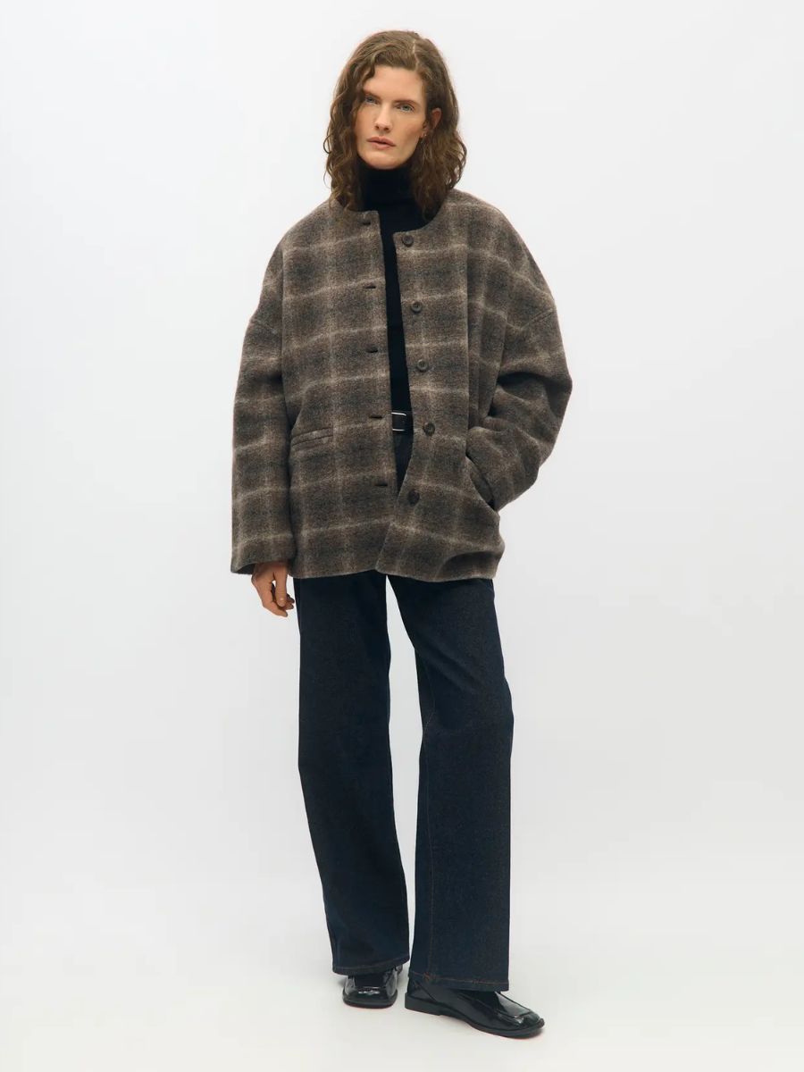 Object - Maise Scarf Jacket - Carafe Multi