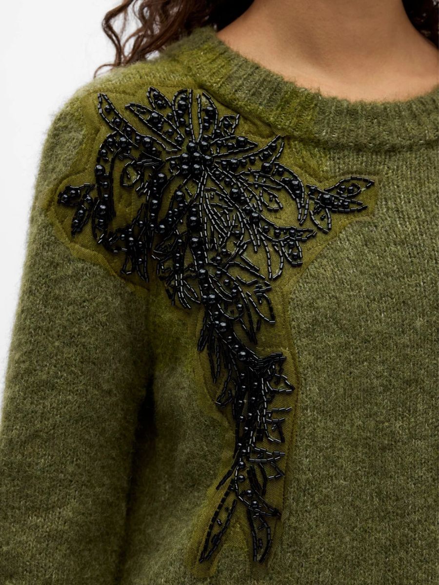 Object - Melea Pullover - Martini Olive