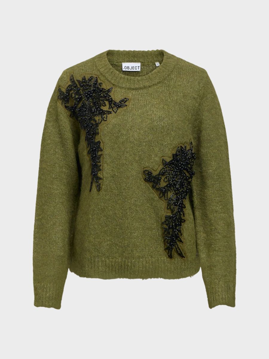 Object - Melea Pullover - Martini Olive