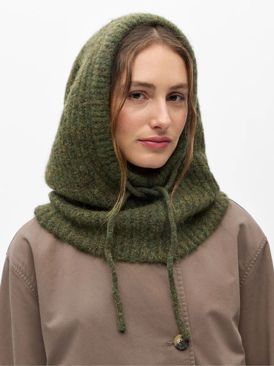Object - Milu Knitted Balaclava - Green