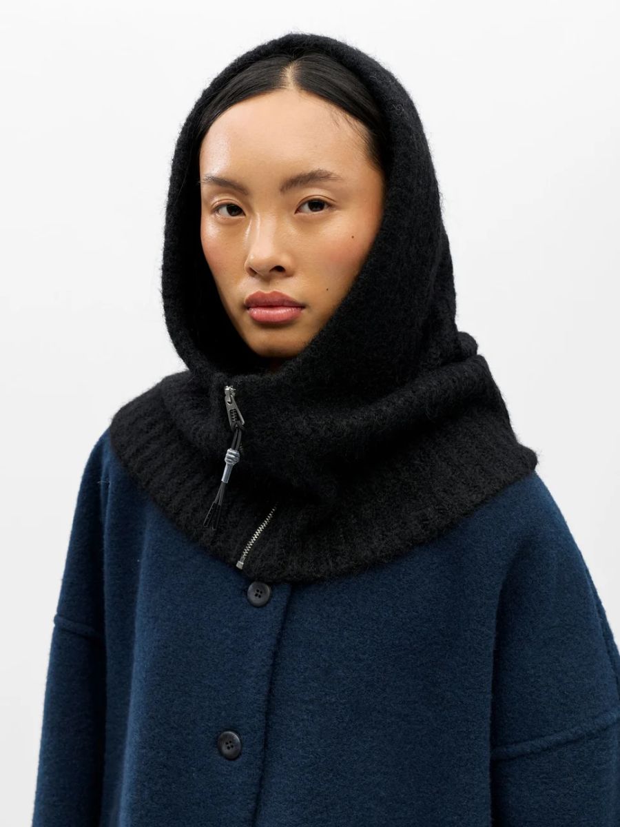 Object - Milu Zip Balaclava - Black