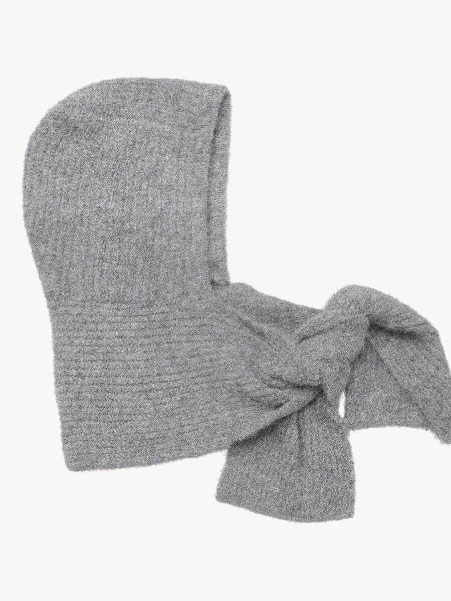 Obkect Milu Scarf Balaclava - Medium Grey Melange.