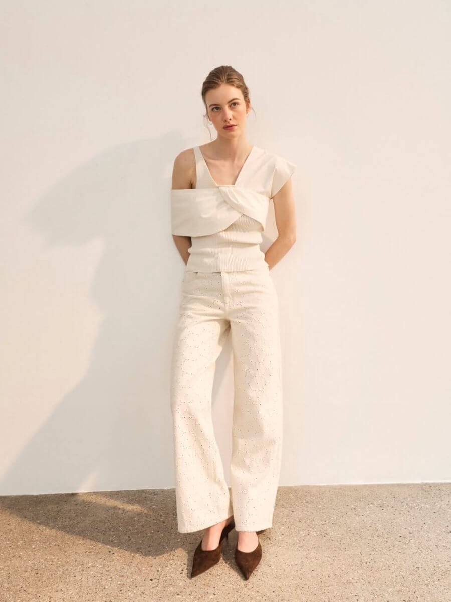 Oject Betzy Top - Birch 