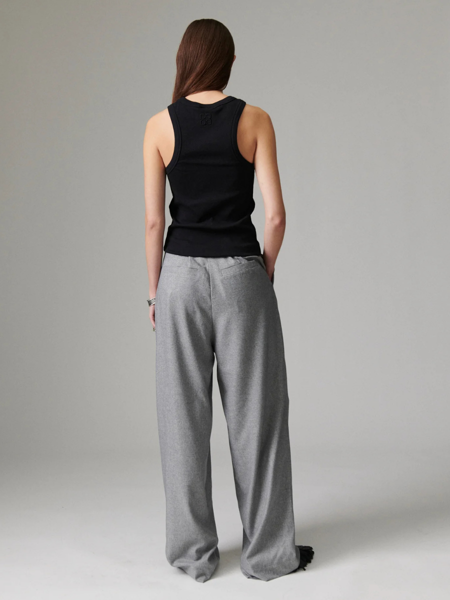 Day Birger ét Mikkelsen - Onyx Corporate Day Trousers - Medium Grey Melange