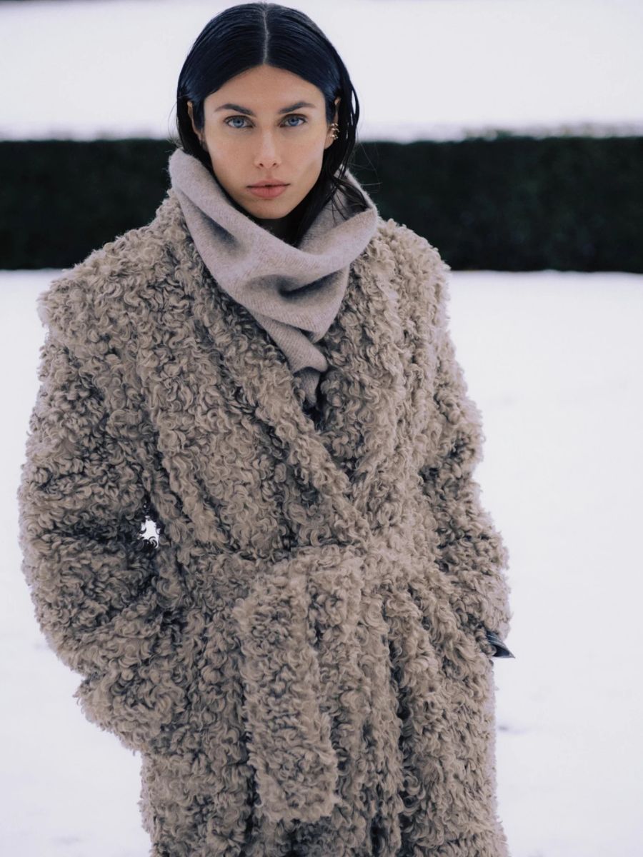 Day Birger et Mikkelsen - Otis Furry Coat - Walnut