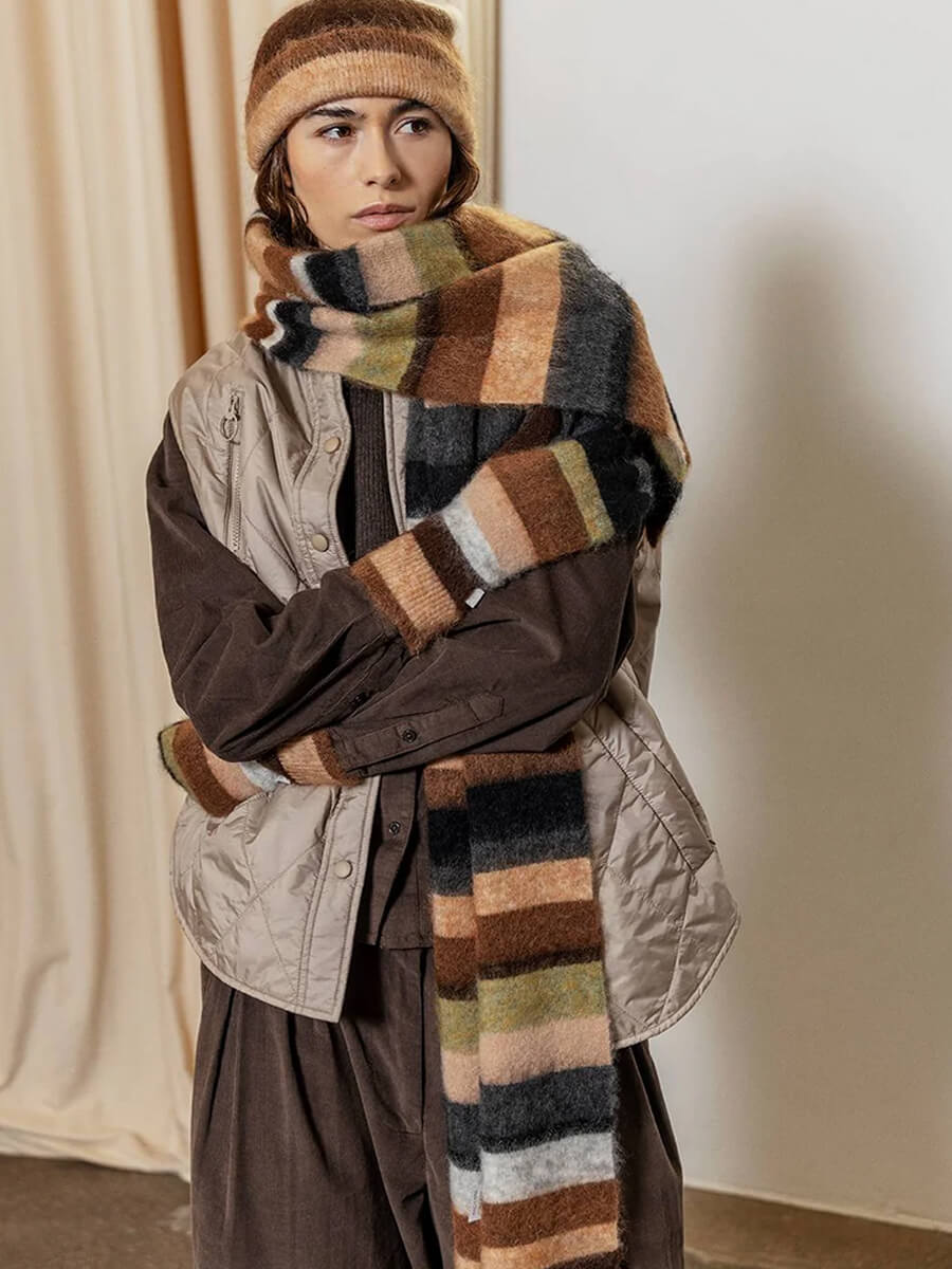 PROJECT AJ117 - Striped Scarf - 900 Multi