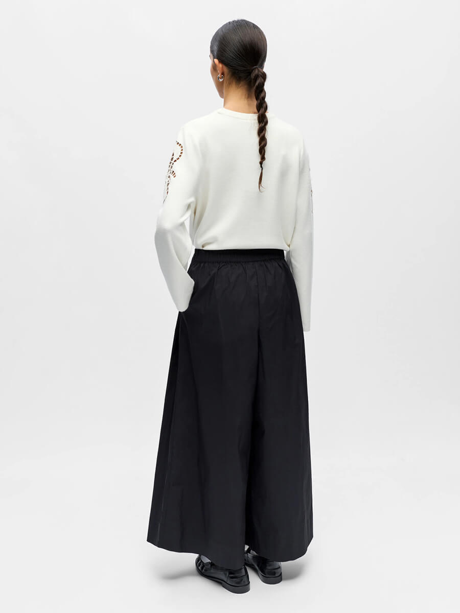 OBJECT
Paige Plisse Culotte Trousers