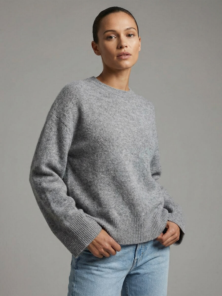 Sibin Linnebjerg Pixie Jumper - Dark Melange Grey