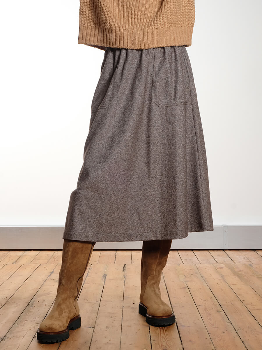 Project AJ117 - Dama Skirt - Walnut  