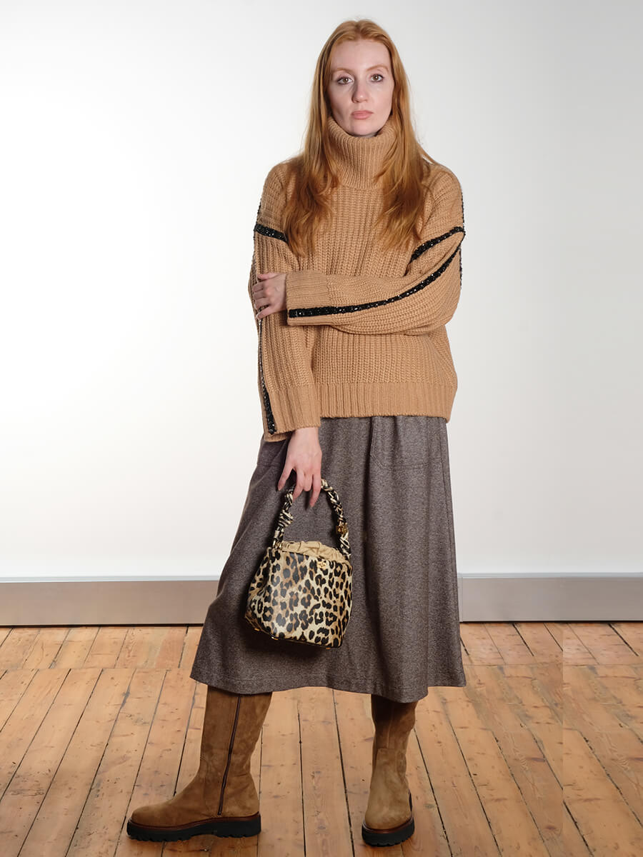 Project AJ117 - Dama Skirt - Walnut  