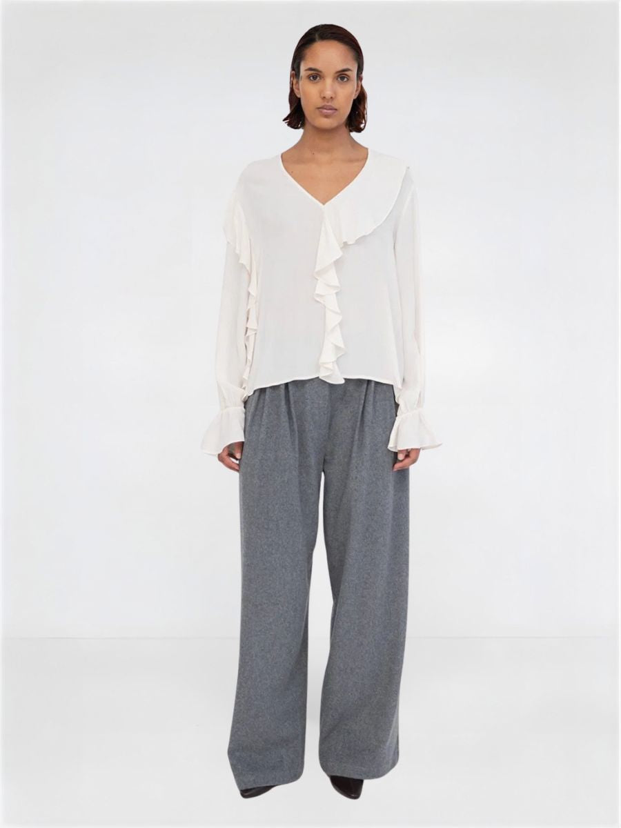 Project AJ117 - Babette Blouse - Chalk