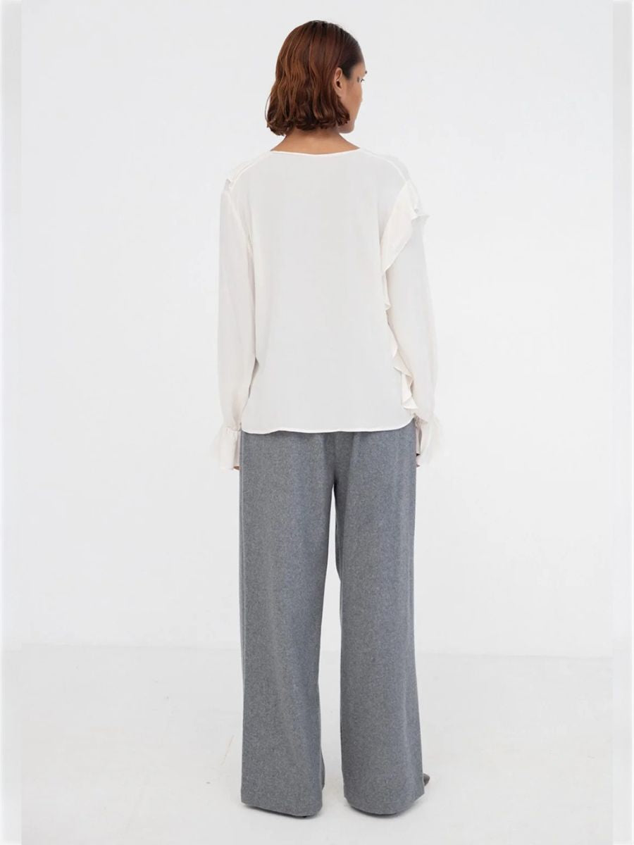 Project AJ117 - Babette Blouse - Chalk
