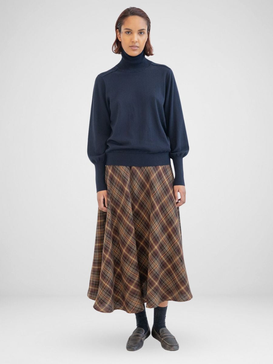 Project AJ117 - Mary Skirt - Army Brown