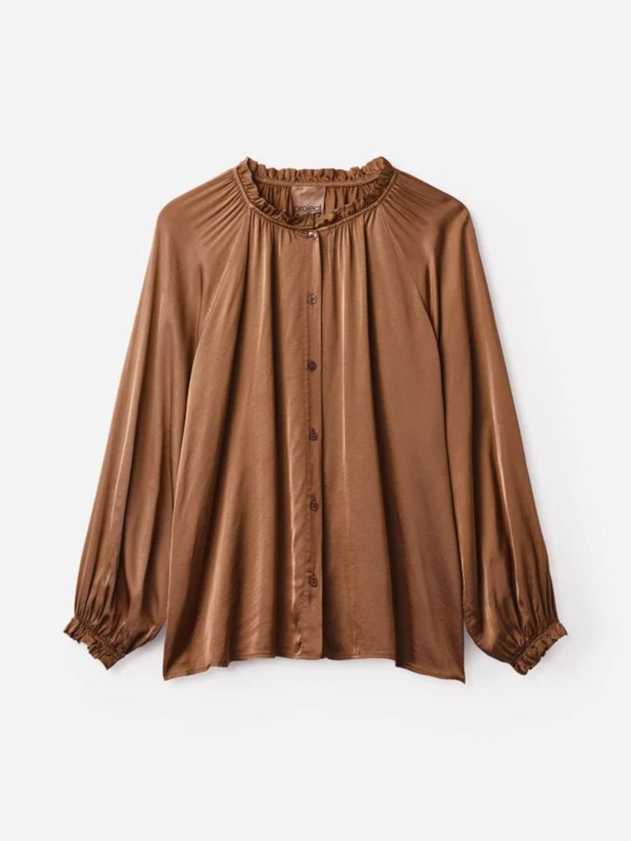 Project AJ117 - Rachel Blouse - Redwood