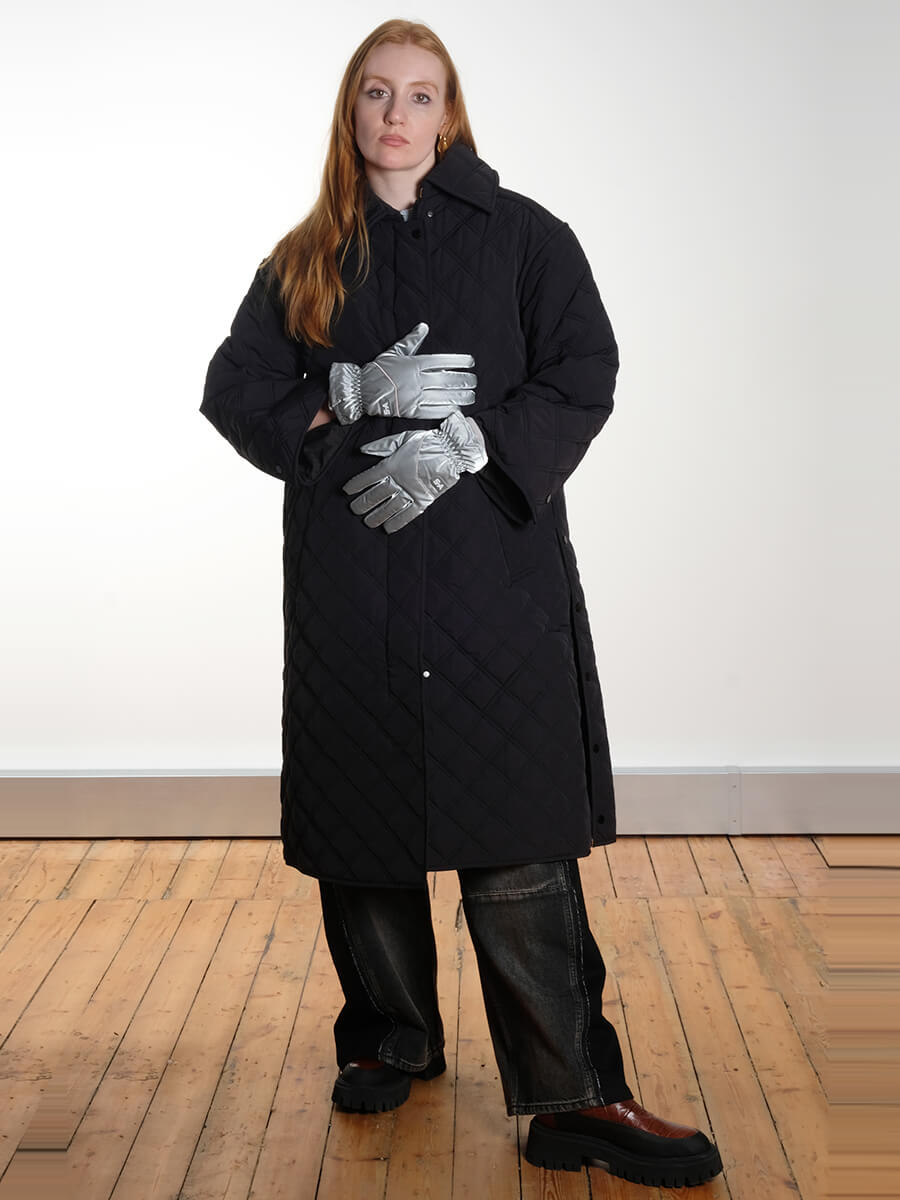 Racing Gloves - Silver