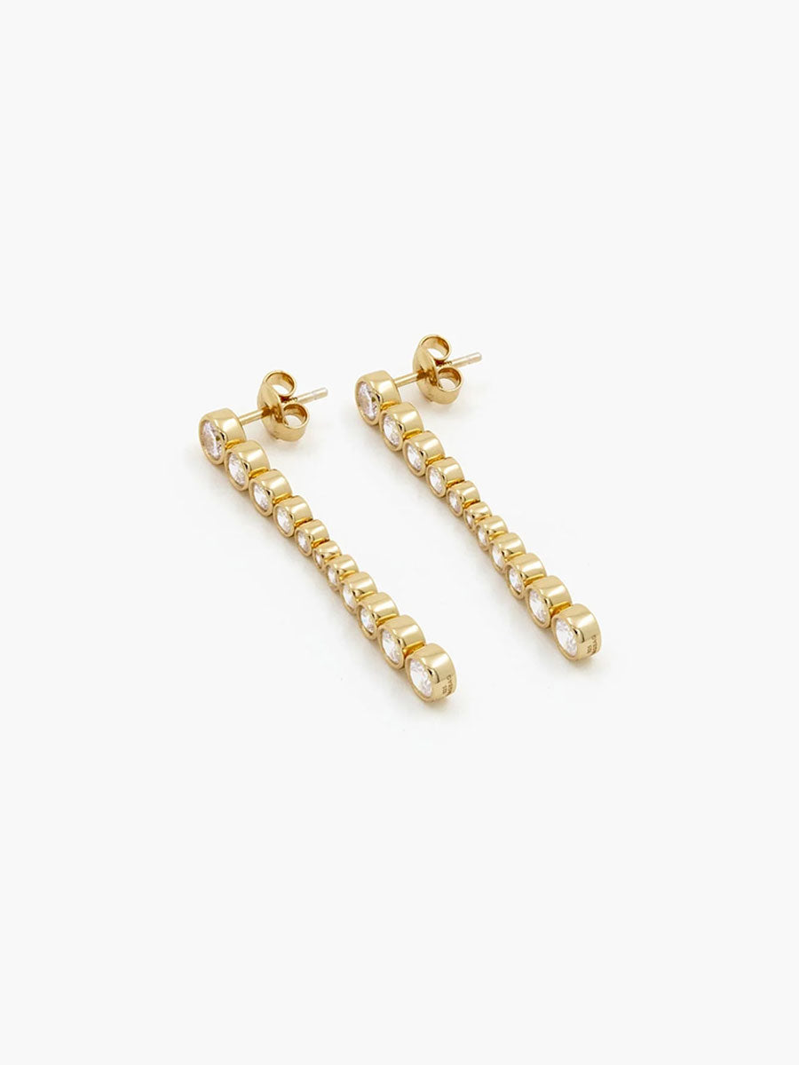 Ragbag 18K Gold Drop Earrings - No. 12099