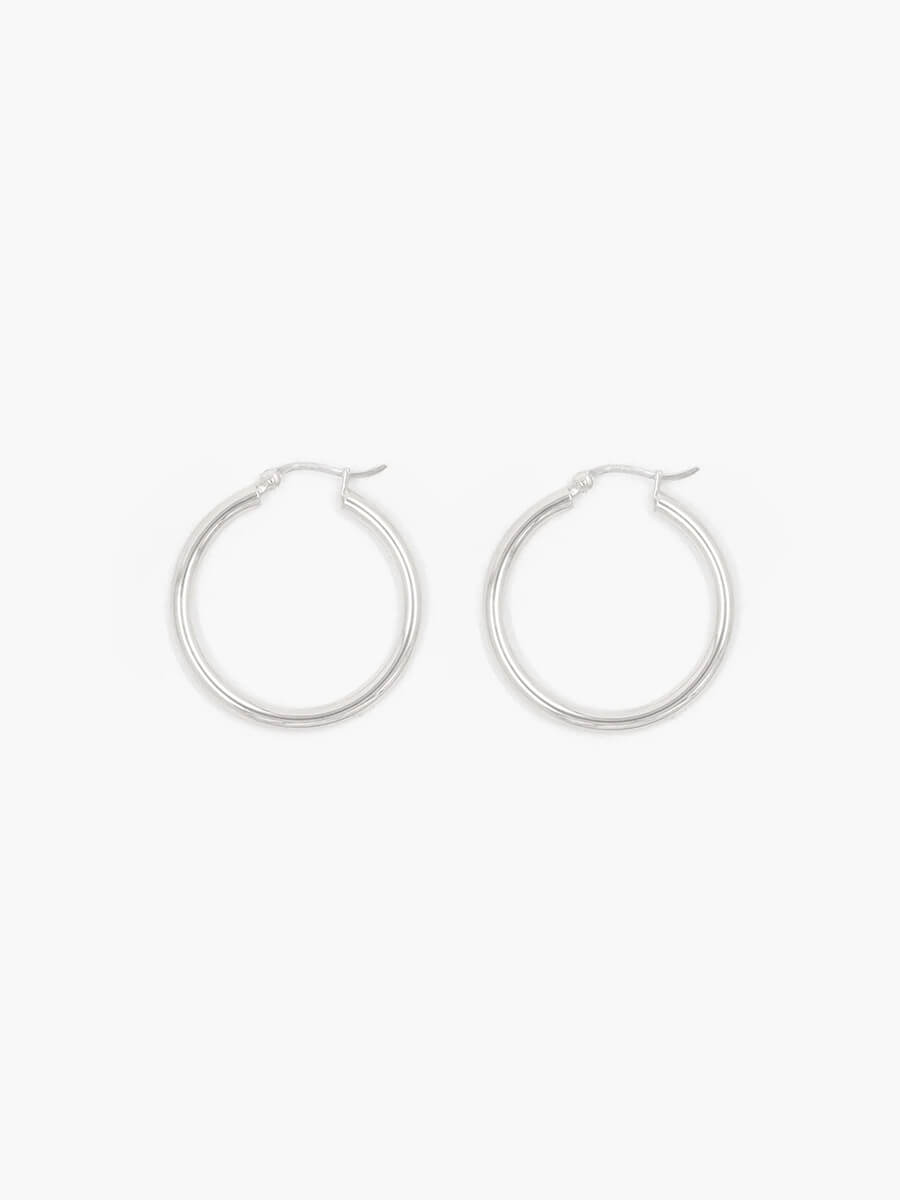 Ragbag-Classic-Silver-Hoops-No.12101