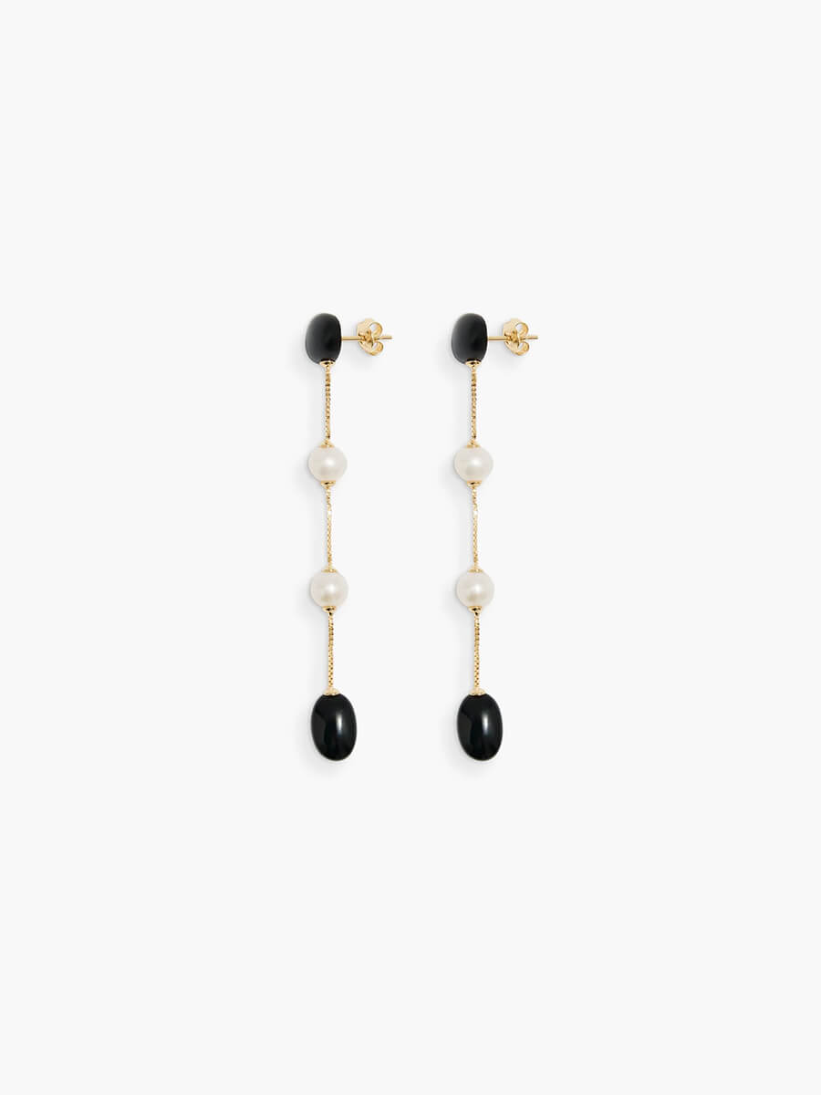 Ragbag-Dualism-Long-Earrings-Gold