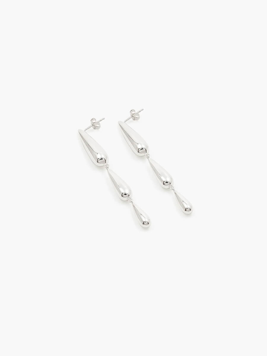 Ragbag Oculus Earrings - Silver