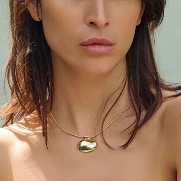 Ragbag - Reflection Pendant Necklace - Gold
