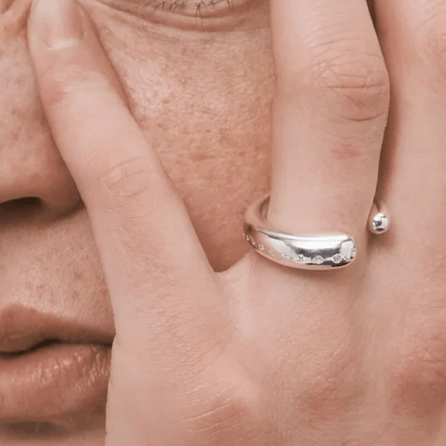 Ragbag Oculus Silver Ring