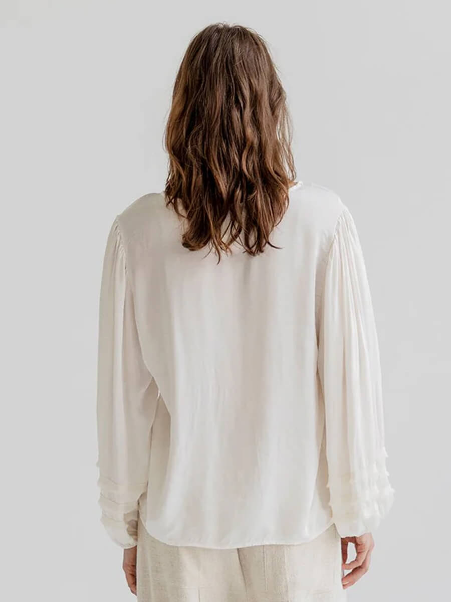 PROJECT AJ117 Rebekka Blouse - Chalk
