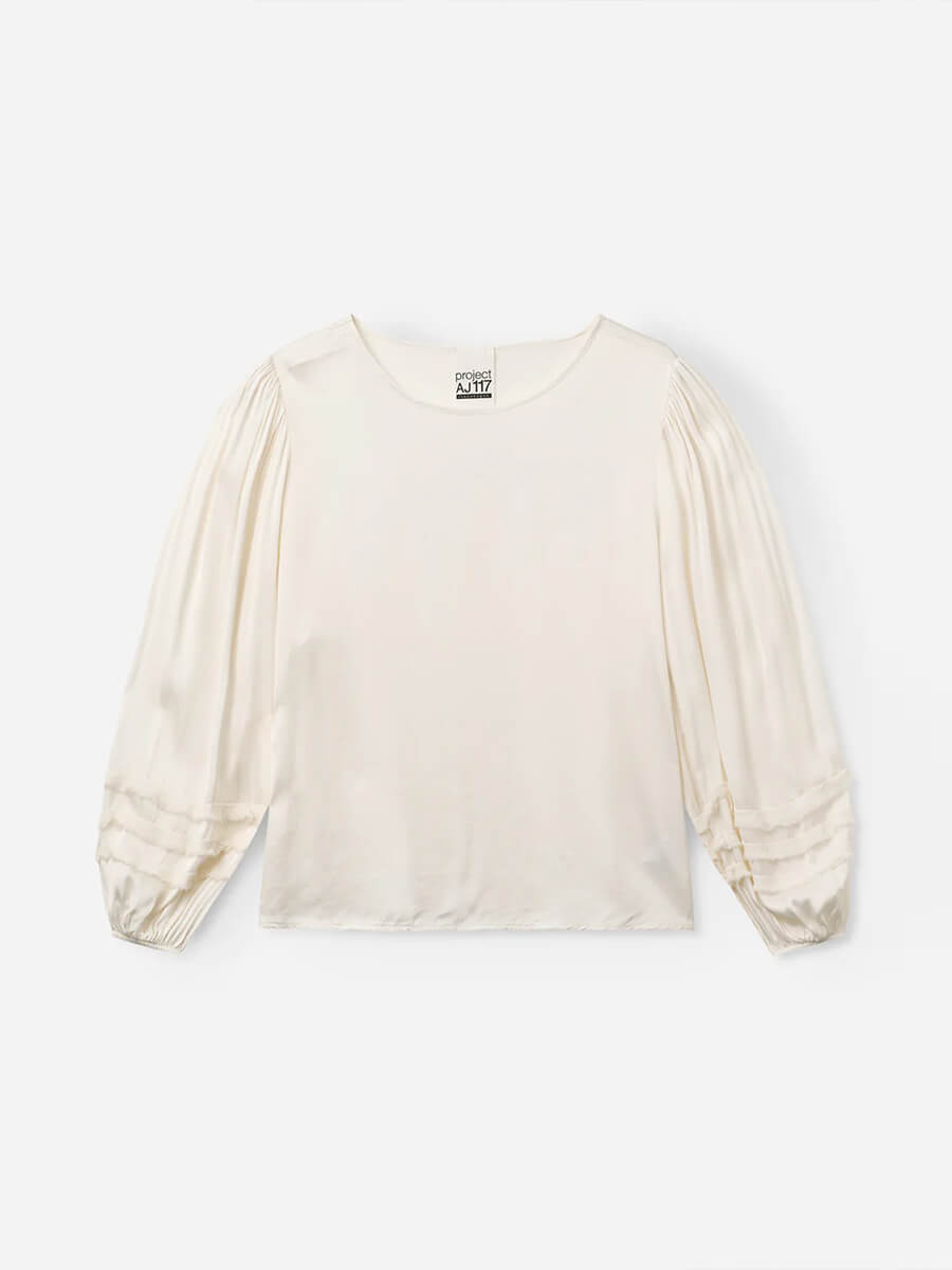 PROJECT AJ117 Rebekka Blouse - Chalk