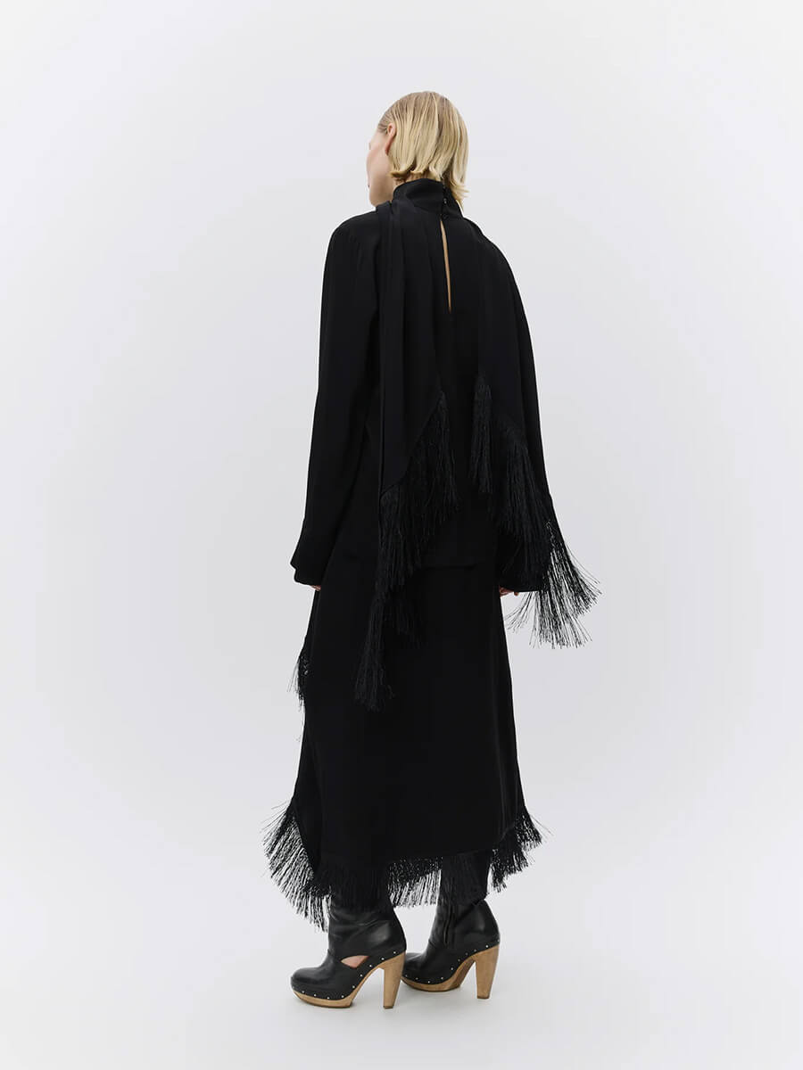  Day Birger et Mikkelsen Rios Matte Crepe Blouse - Black