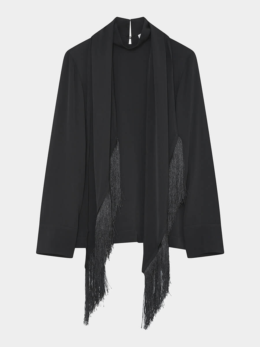  Day Birger et Mikkelsen Rios Matte Crepe Blouse - Black