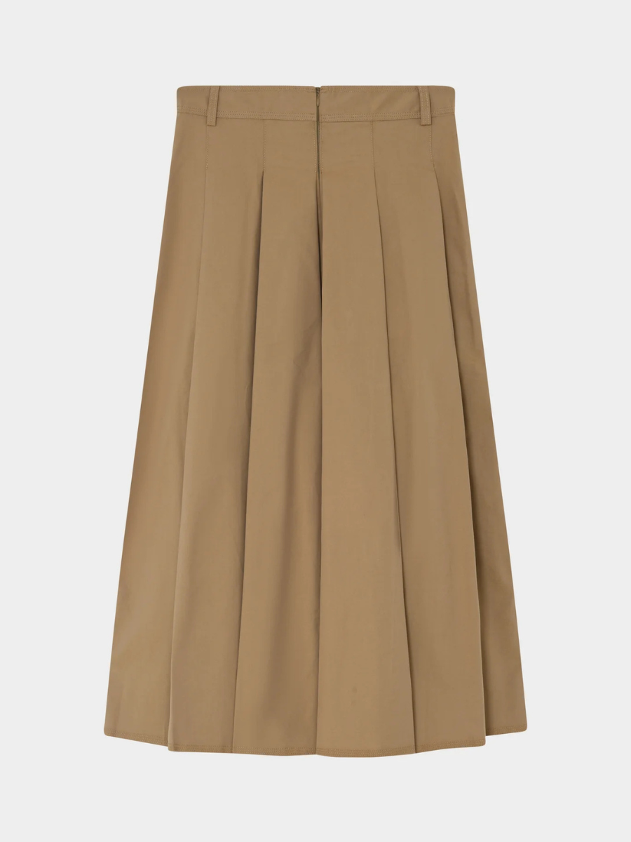 Robb Canvas Skirt - Ecru Olive
