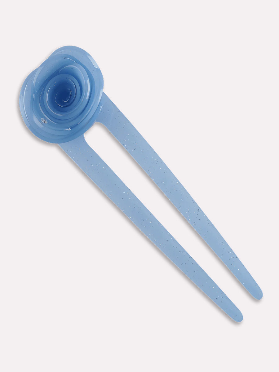 Rosie Florentina Hairgrip - Light Blue/Glitter