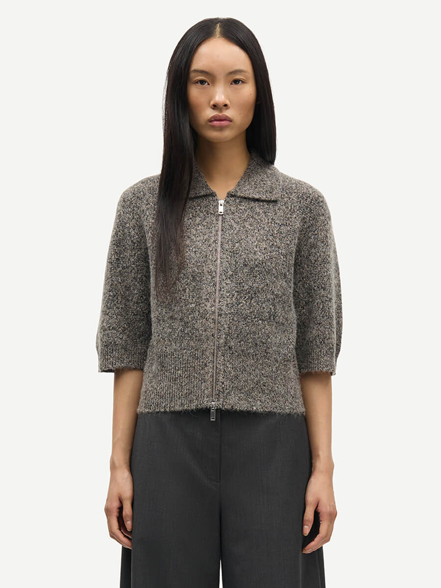  Samsoe Samsoe Sakelsie Cardigan - Fossil Melange