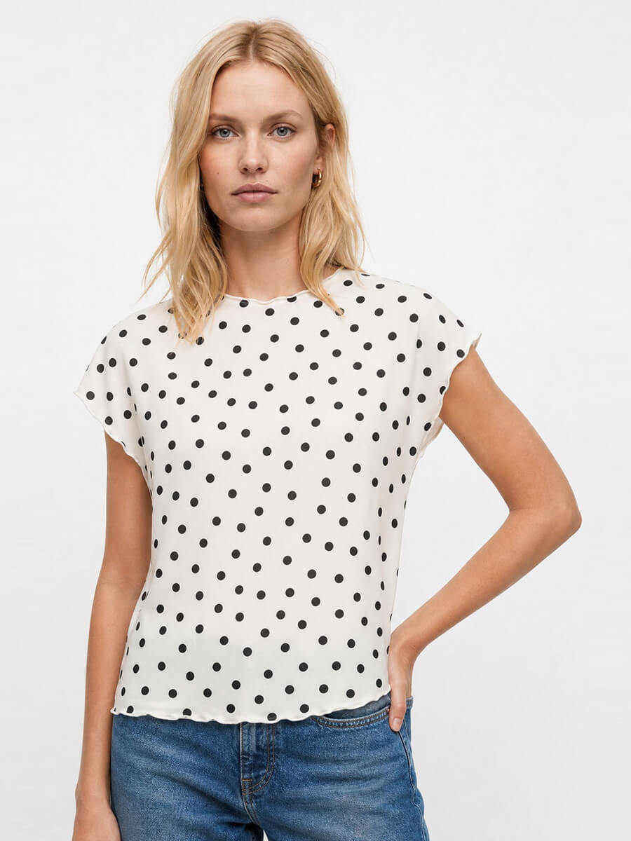SAMSOE SAMSOE
Saumi Top - Drifting Dots Egret