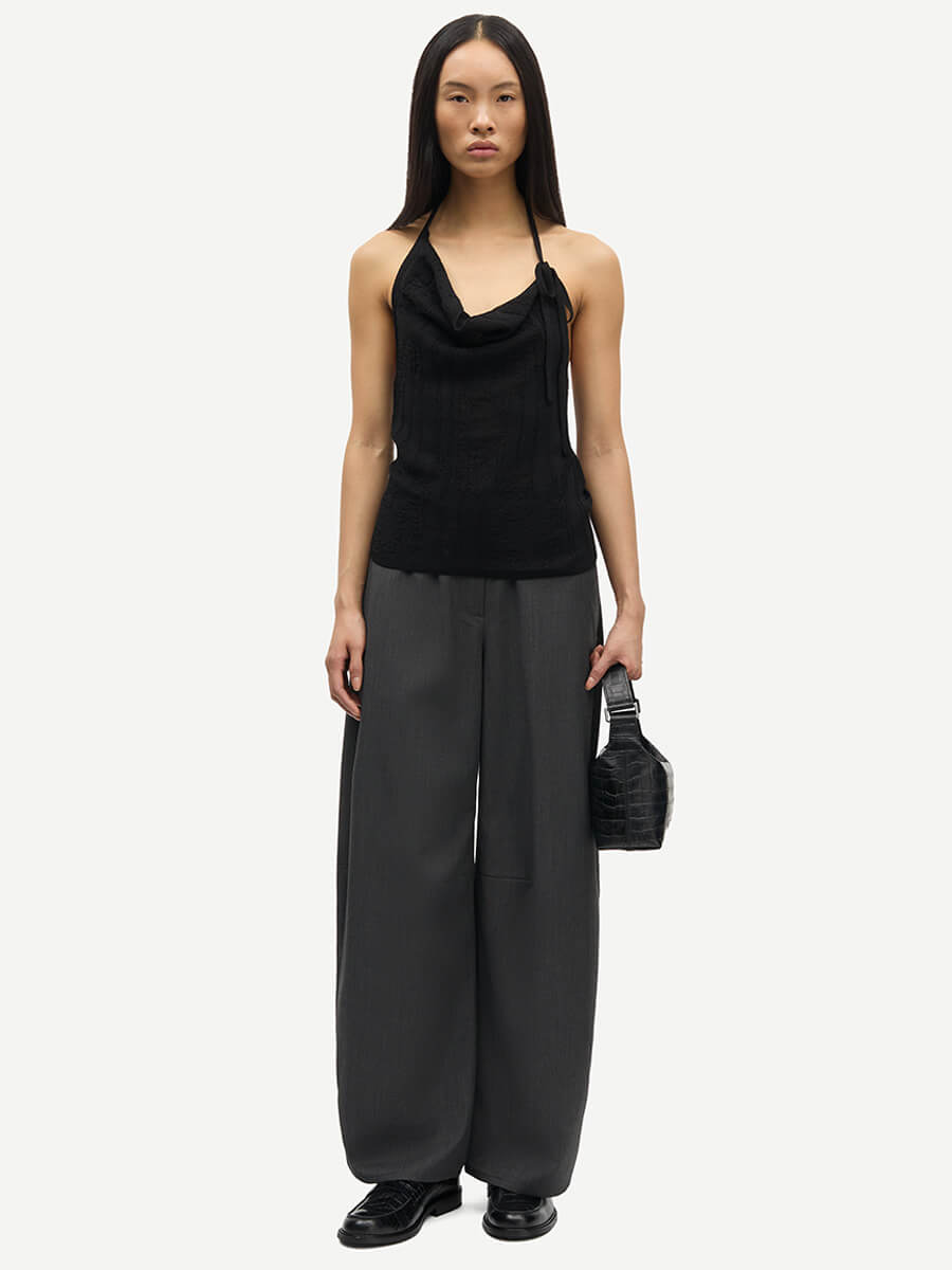 Samsoe Samsoe Saroko Trousers - Dark Grey