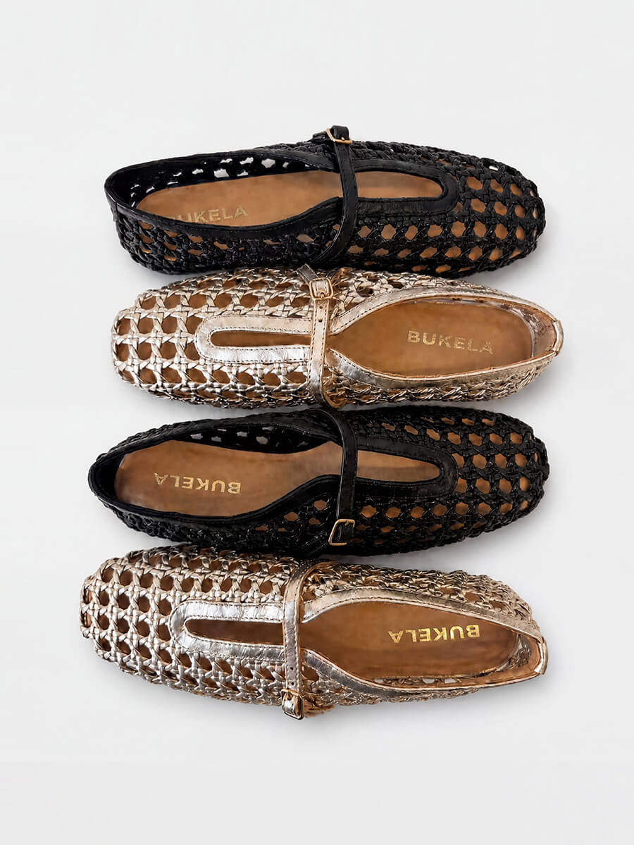 BUKELA
Poppy Shoes - Gold