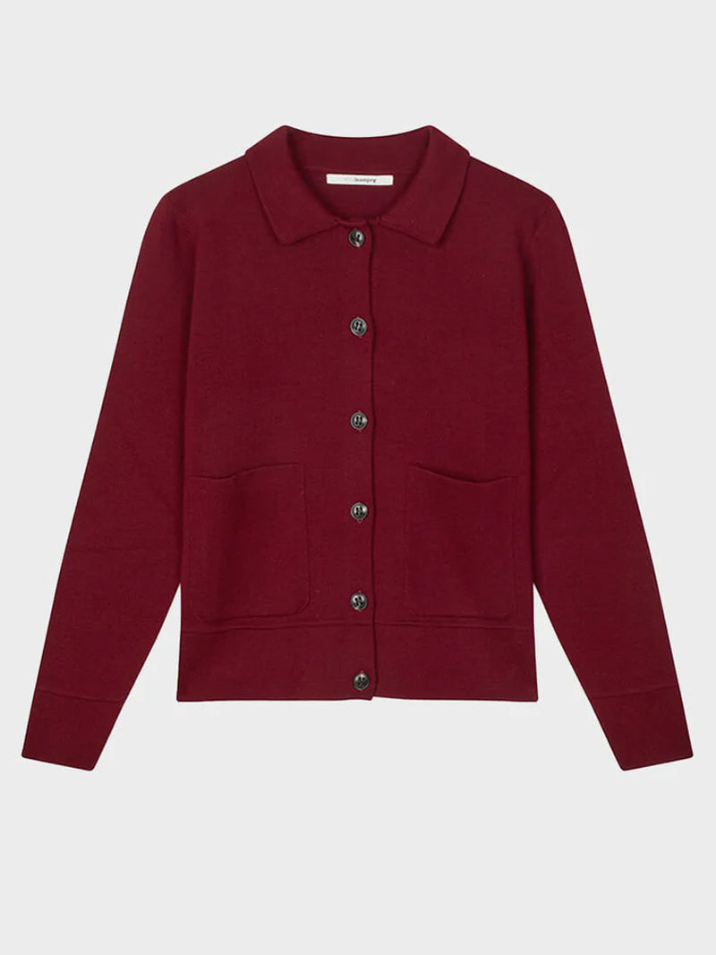SIBIN LINNEBJERG
Kaja Cardigan - Burgundy
