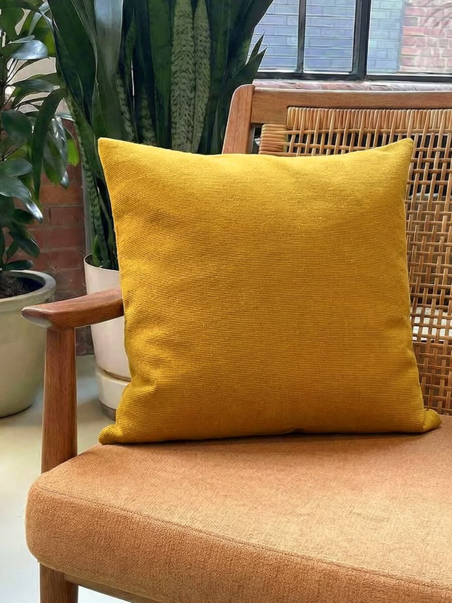 SIBIN LINNEBJERG Merino Pillowcase 50x50 - amber