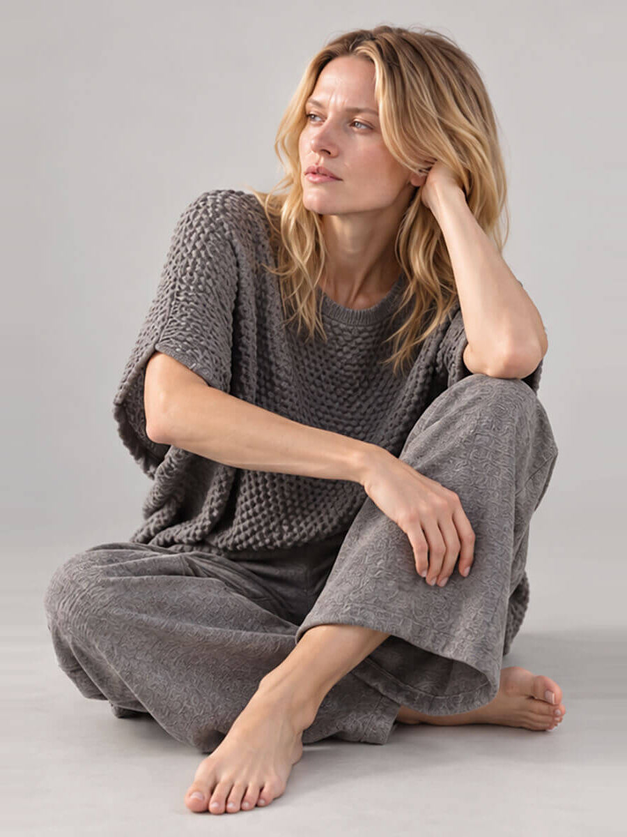 Sibin Linnebjerg Adi Poncho - Dark Sand