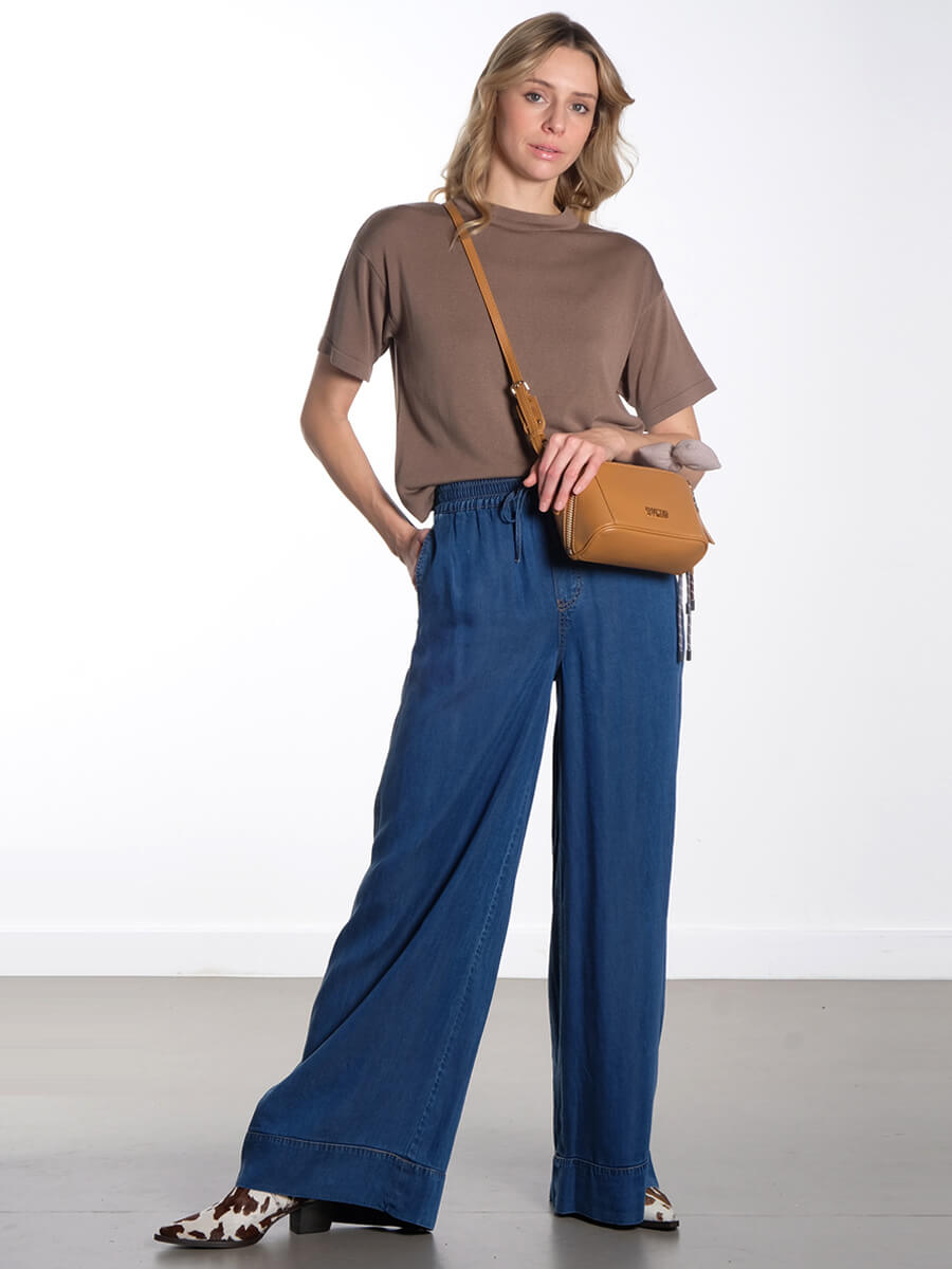 SIBIN LINNEBJERG June T-Shirt - Mole - Numph Numiami Pants  