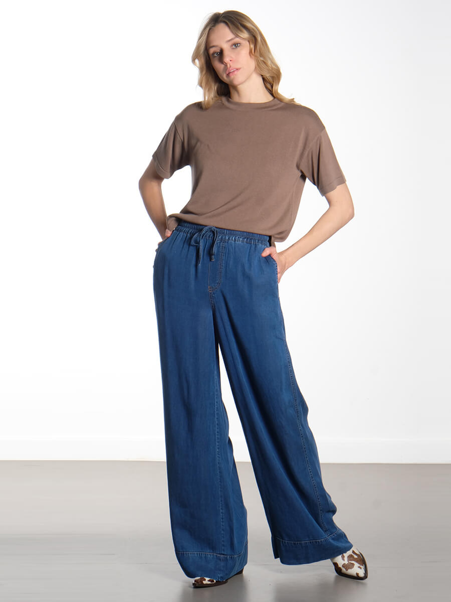SIBIN LINNEBJERG June T-Shirt - Mole - Numph Numiami Pants  