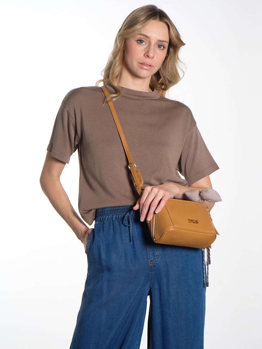 SIBIN LINNEBJERG June T-Shirt - Mole - Numph Numiami Pants  