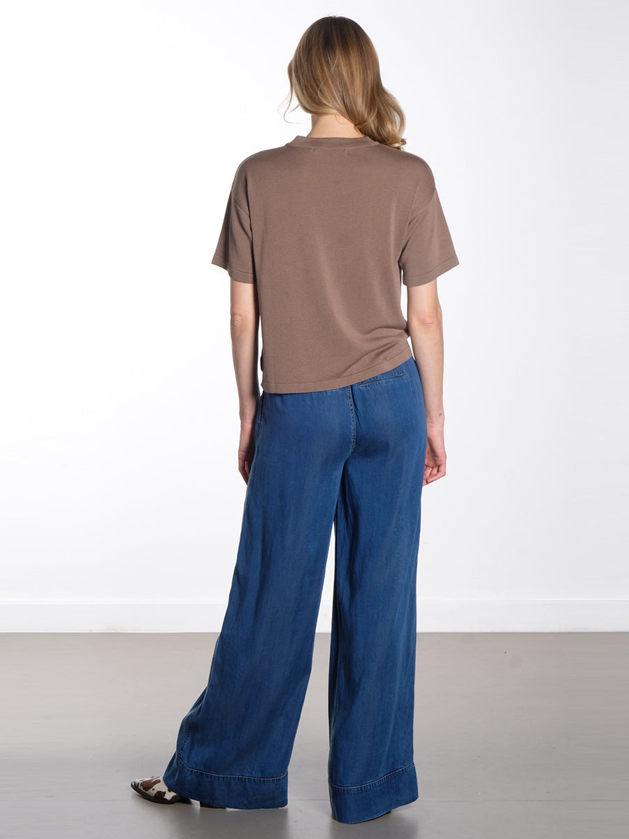 SIBIN LINNEBJERG
June T-Shirt - Mole - Numph Numiami Pants - 
