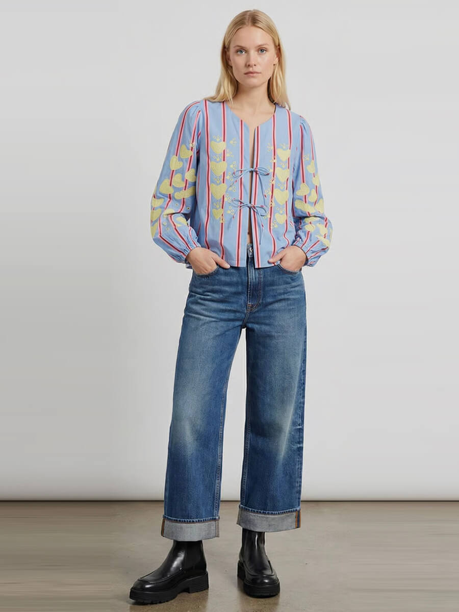 SISSEL EDELBO
Elisabeth Top - Bluebell Stripes