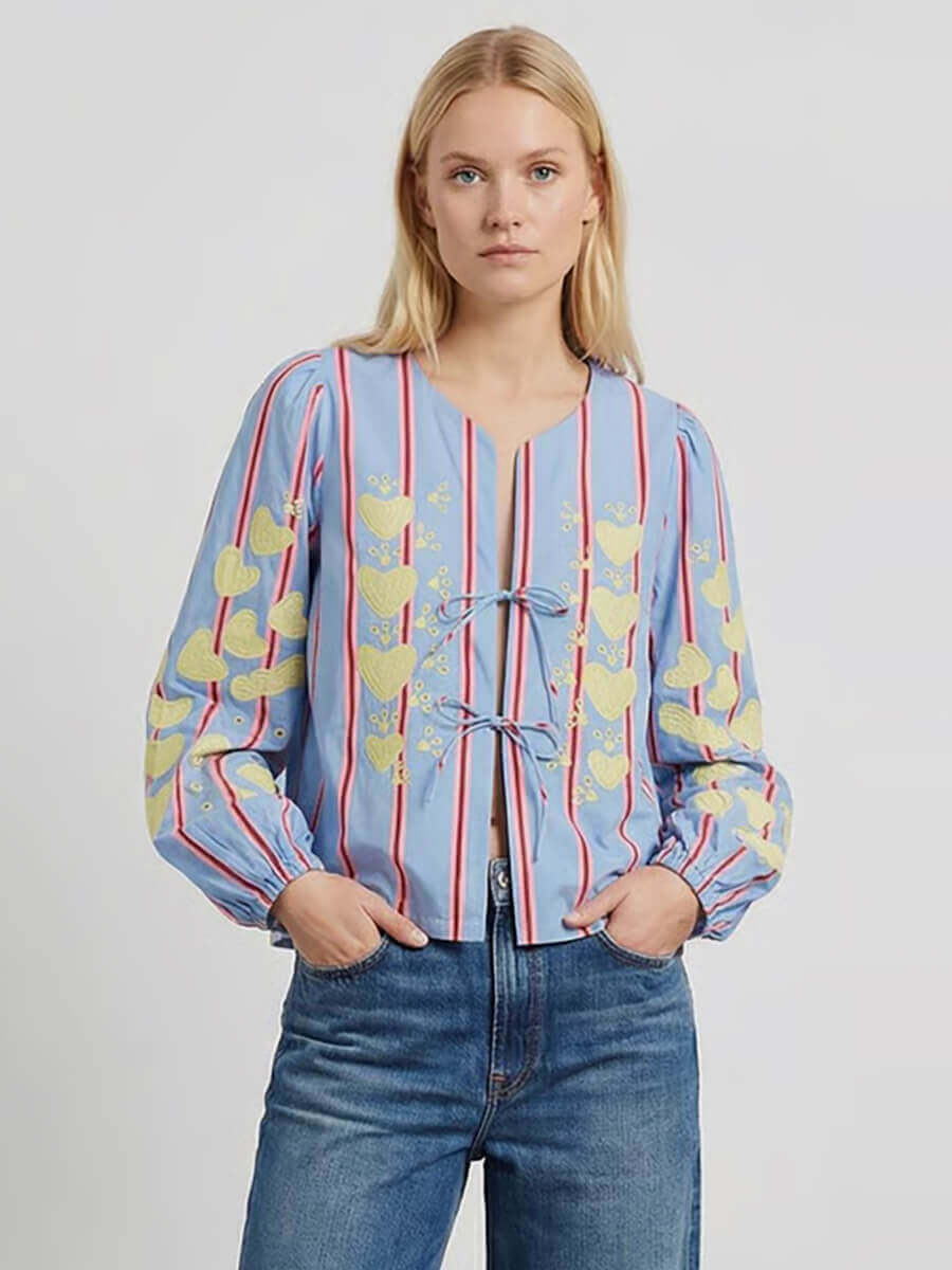 SISSEL EDELBO
Elisabeth Top - Bluebell Stripes